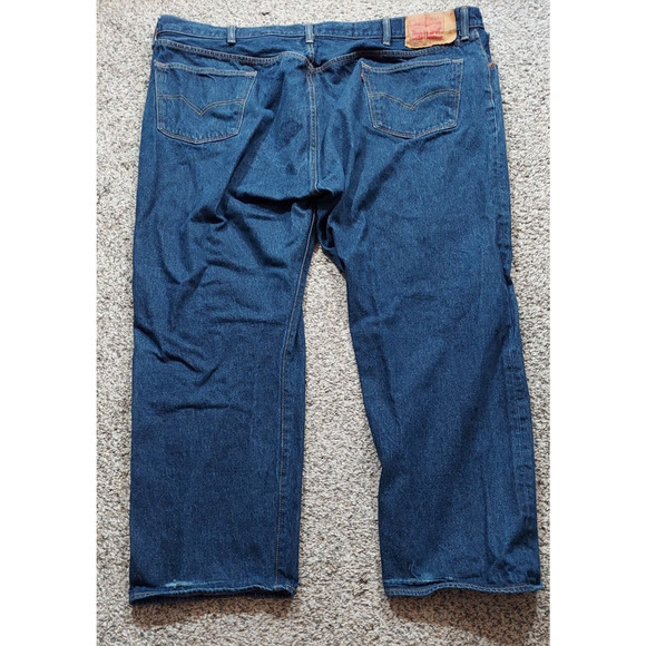 Levis 501 XX Jeans Mens 49x28 Blue Seven Button Fly Red Tab - Picture 7 of 12